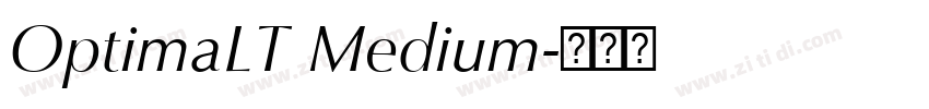 OptimaLT Medium字体转换